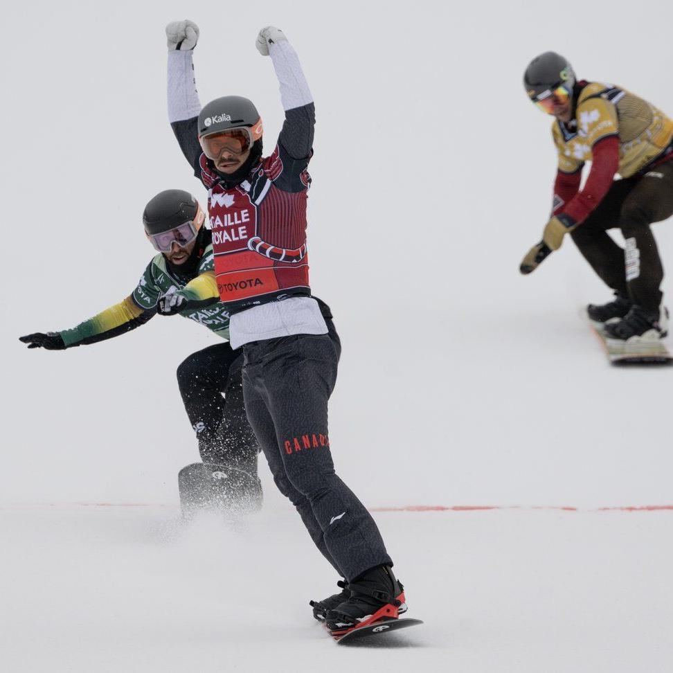 Canada's Eliot Grondin earns World Cup bronze in men's snowboard cross